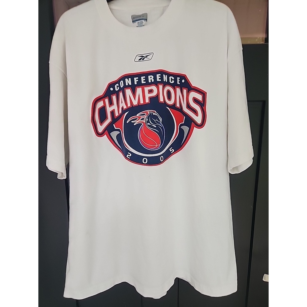 Detroit Pistons XL Shirt 2005 NBA Basketball‎ Champions Reebok Vintage